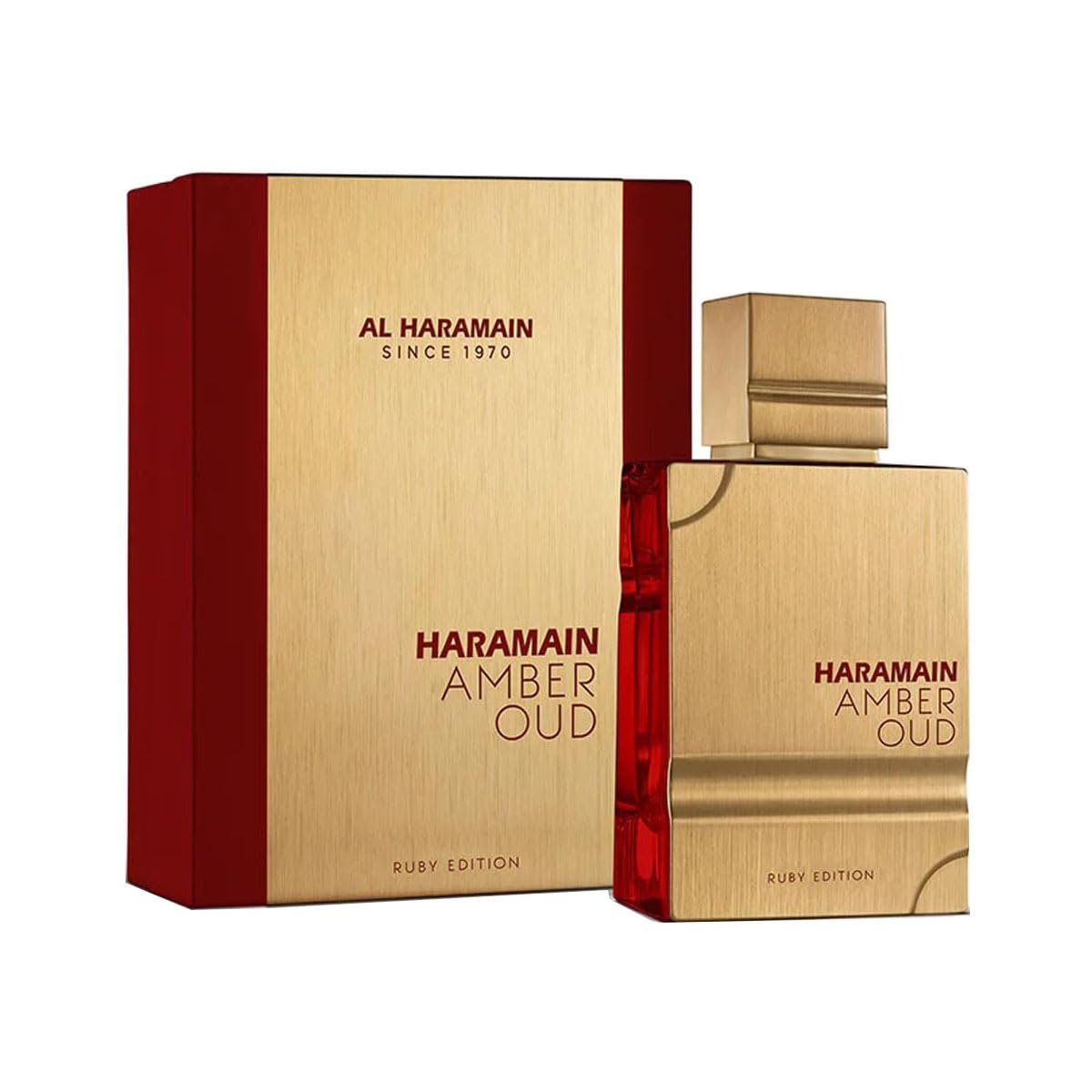 Al Haramain Amber Oud Ruby Edition - Eau de Parfum en aerosol, 60 m...