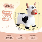 Cow Bouncy Animal Hopper | Caballo Saltarín para Niños Pequeños de 18M+
