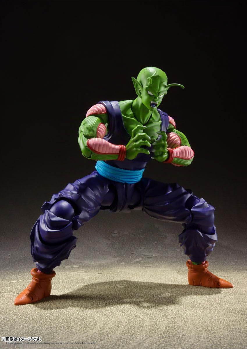 TAMASHII NATIONS - Dragon Ball Z - Piccolo - El Orgulloso Namekiano - (Relanzamiento) Figura de Acción S.H.Figuarts