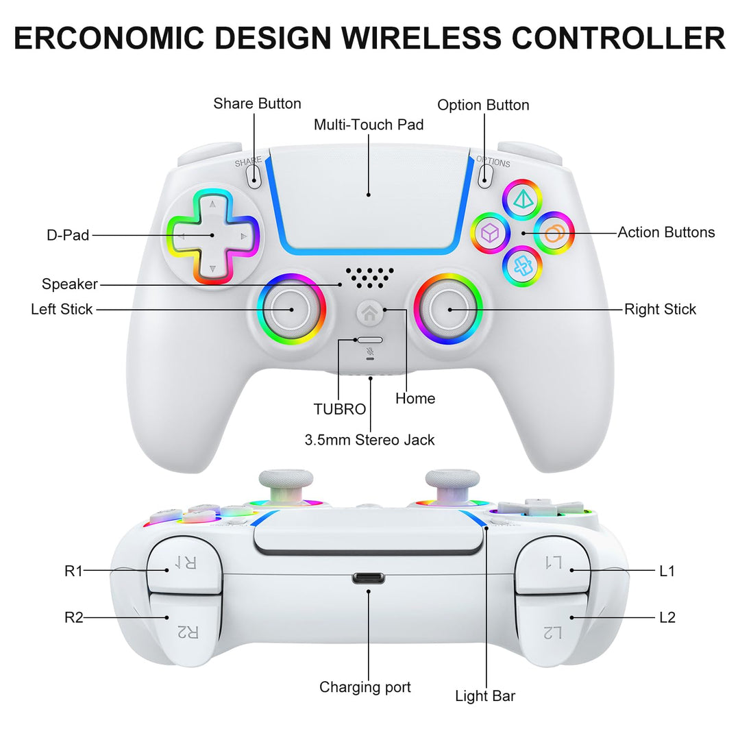 BUERTT For PS5 Controller WirelessCompatible PS5