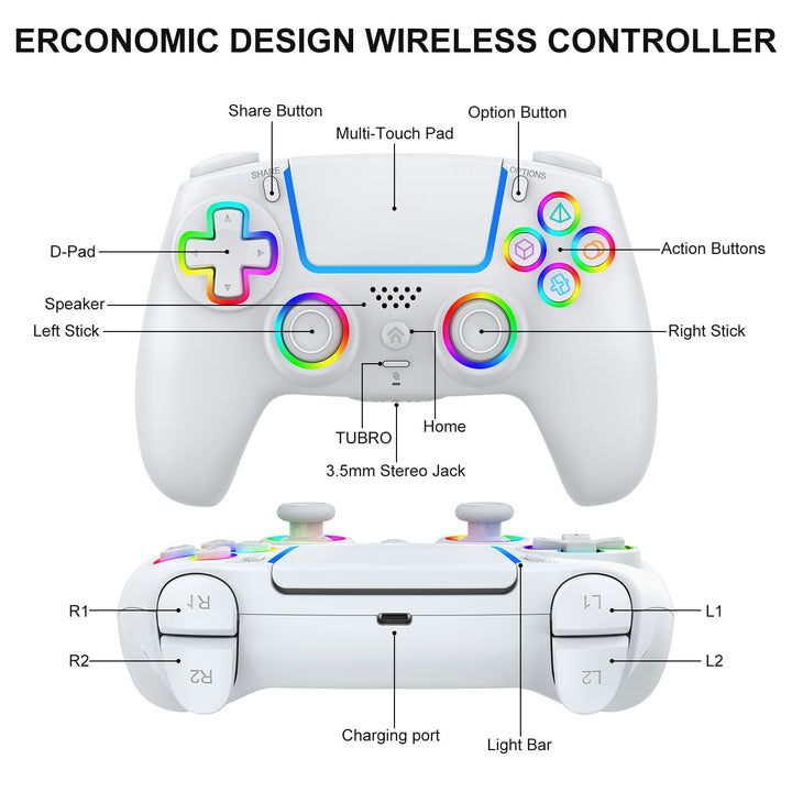 BUERTT For PS5 Controller WirelessCompatible PS5