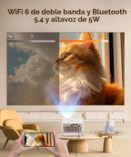 Miniproyector inteligente 2026 compatible con 4K y 8K