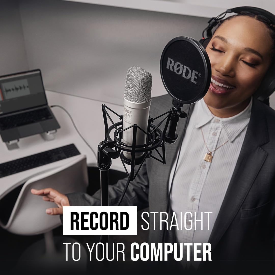 RØDE NT1 Micrófono condensador de estudio de diafragma grande de 5ª...