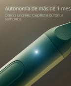 SURI Pro Sonic Cepillo de dientes eléctrico | Batería de más de 4 semanas | Estuche de viaje de limpieza UV | Sensor de presión | Cuerpo de aluminio | Temporizador de 2 minutos | Cabeza a base de