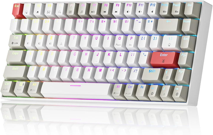 Newmen GM840 Teclado mecánico inalámbrico, con cable\/Bluetooth\/2....