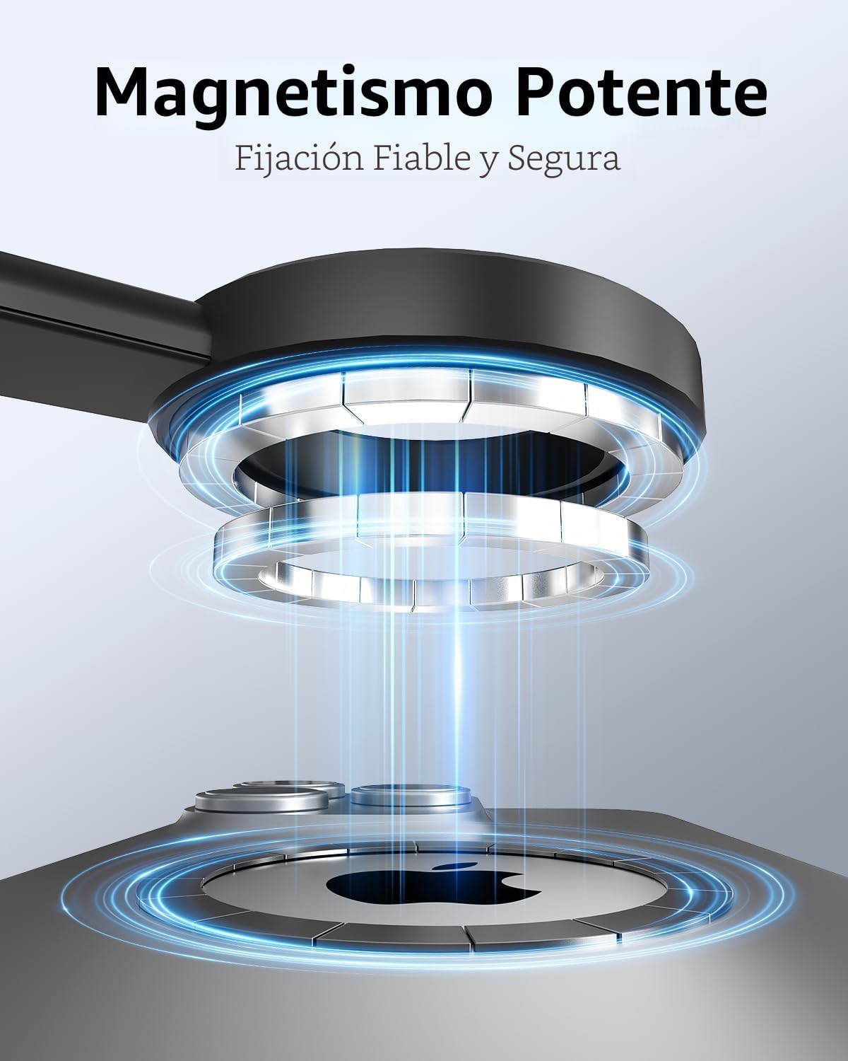 UBeesize Trípode magnético para iPhone con control remoto, soporte extensible de 64 pulgadas para grabación de video/vlogging, N52 fuerte soporte para iPhone 12-15/Android, trípode portátil para selfie de viaje (negro)