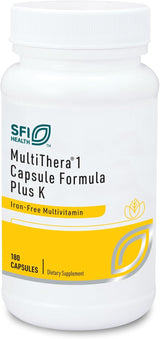 Klaire Labs SFI Health MultiThera 1 Plus K Fórmula de cápsulas mult...