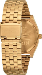 NIXON Time Teller A045 - Reloj analógico de moda para hombre resistente al agua de 100 m (carátula de reloj de 37 mm, correa de acero inoxidable de 19.5 mm-18 mm)