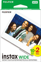 Fujifilm Instax Wide Instant Film Twin Pack con paño de microfibra Sunshine Photo, 6 Pack-120 Sheets