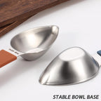 Juego de 4 tazas medidoras de acero inoxidable para ingredientes secos y líquidos con asas de silicona antideslizantes y medidas grabadas con láser, tazas medidoras de metal