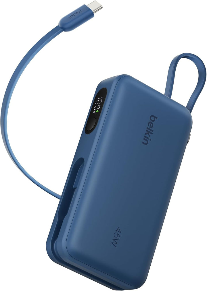 Belkin Banco de energía con cargador portátil de 10000 mAh y 45 W c...