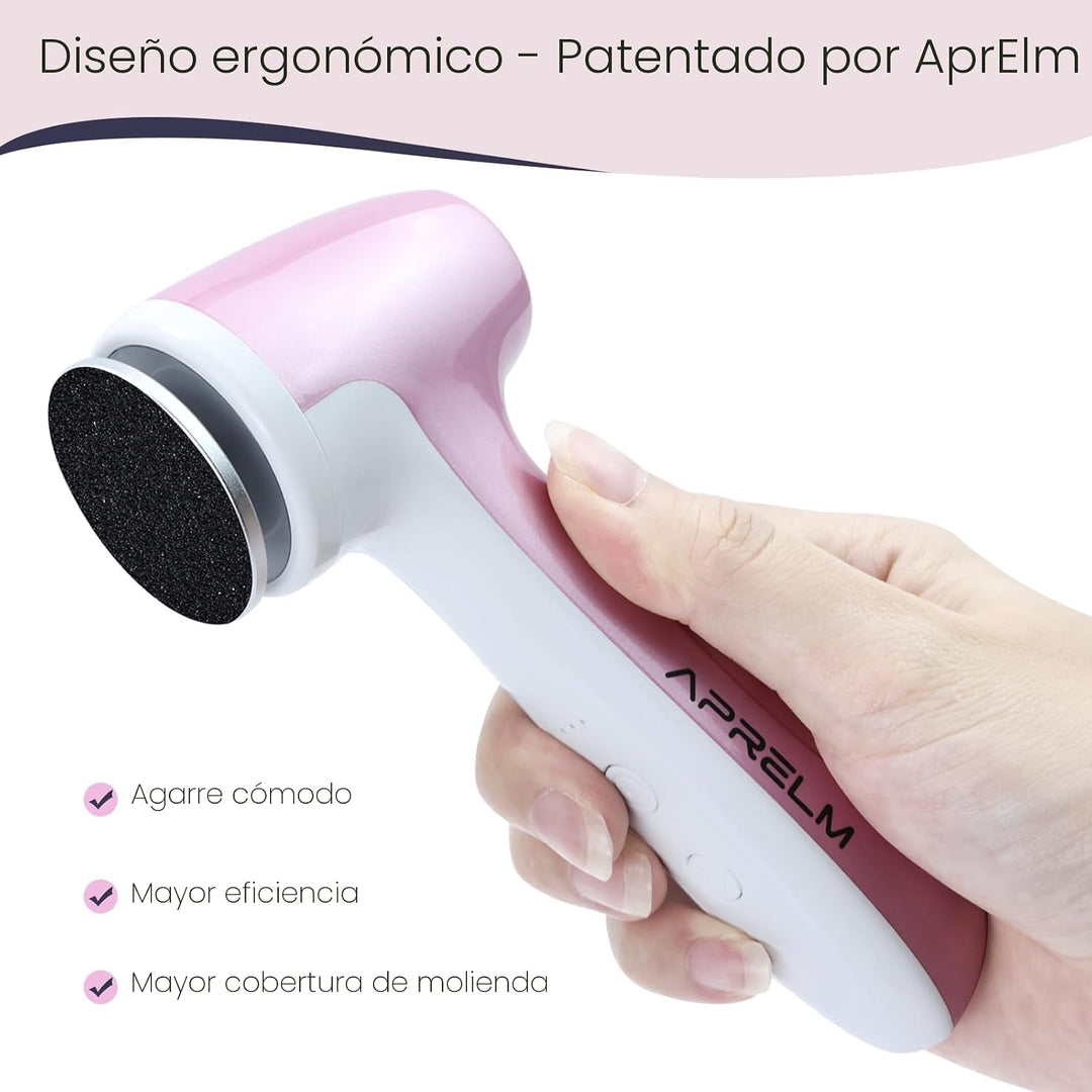 AprElm-E7 Removedor de callos eléctrico recargable para pies con di...