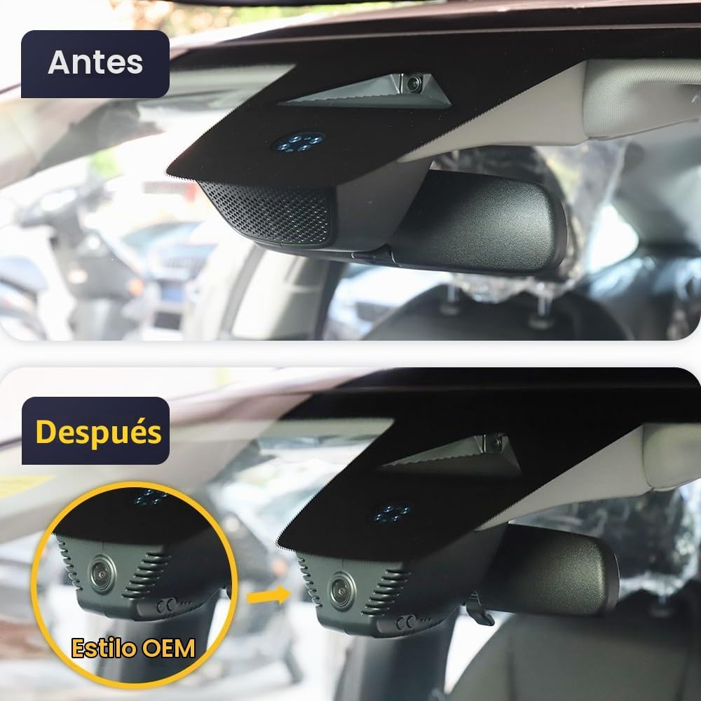 Fitcamx 4K Dash Cam adecuada para Honda Accord 2023-2026, aspecto de