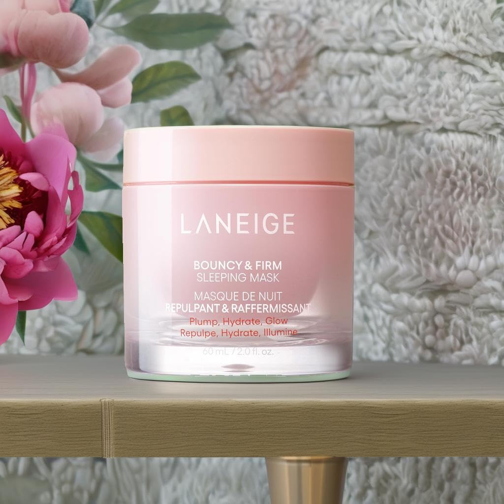 LANEIGE Mascarilla nocturna revitalizante, suave, con complejo de p...