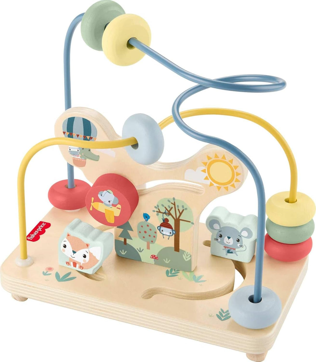 Fisher-Price Laberinto de madera para niños pequeños