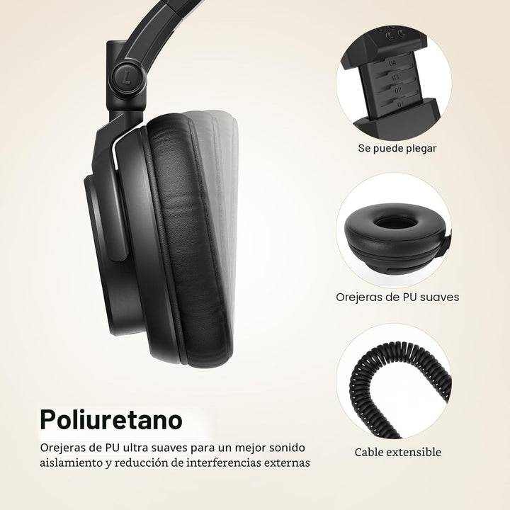 MAONO MH601 Auriculares profesionales para monitor de estudio, auri...
