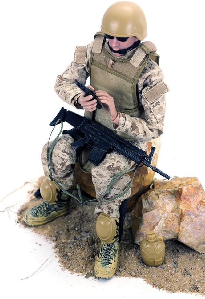 BJPEY Figuras de acción de fuerzas especiales de soldados de 12 pul...