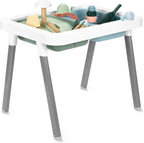Skip Hop Discoverosity - Mesa sensorial 3 en 1 para niños pequeños con 13 herramientas sensoriales inspiradas en la naturaleza, guía de actividades de 8 páginas, 2 contenedores y 2 tapas convertibles