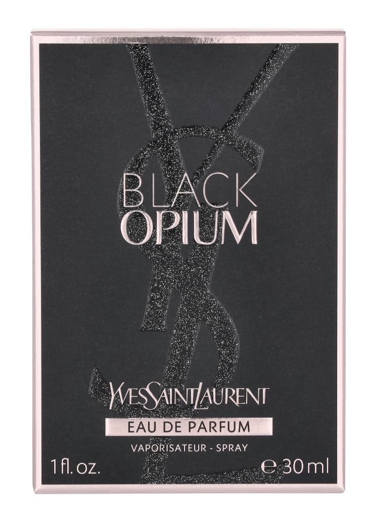 Yves Saint Laurent Black Opium Eau De Parfum Spray para mujer, 1 onza