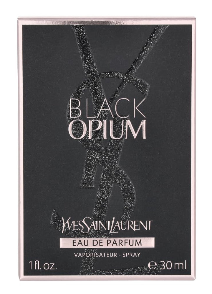 Yves Saint Laurent Black Opium Eau De Parfum Spray para mujer, 1 onza