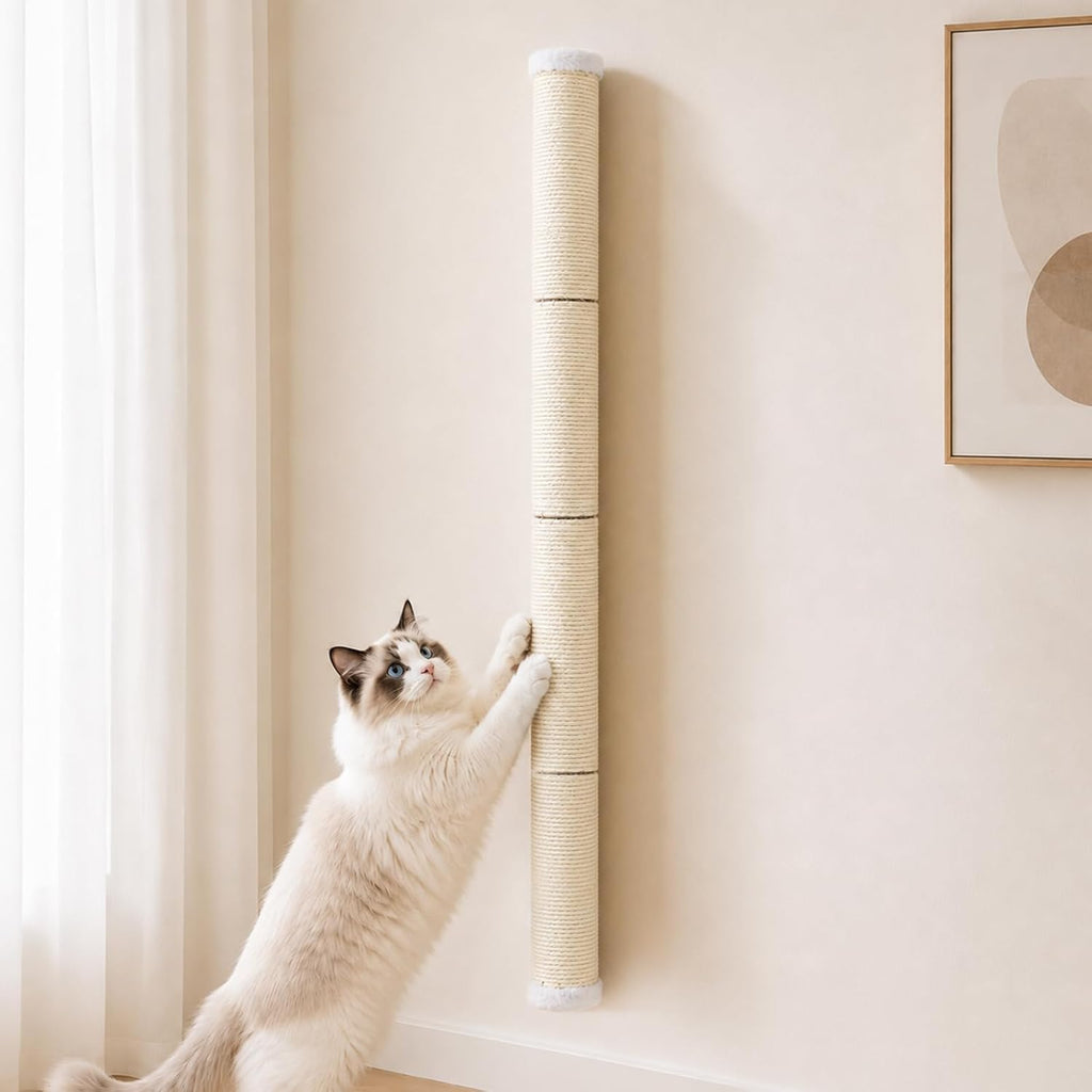Rascador de pared para gatos de 60 pulgadas de alto