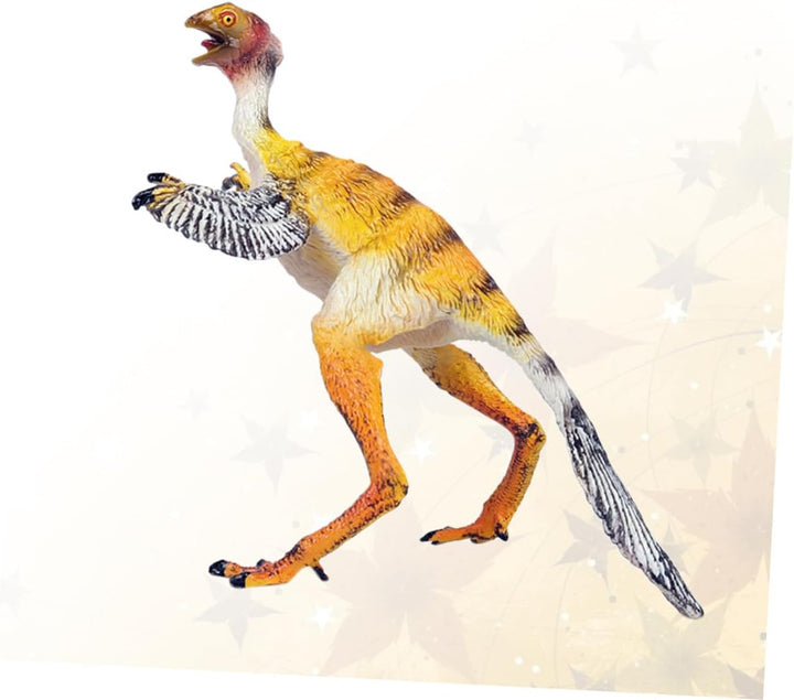 Modelo realista de dinosaurio Sinosauropteryx para niños