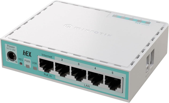 Mikrotik - Router hEX de 5 puertos Gigabit 512Mb RAM (E50UG)