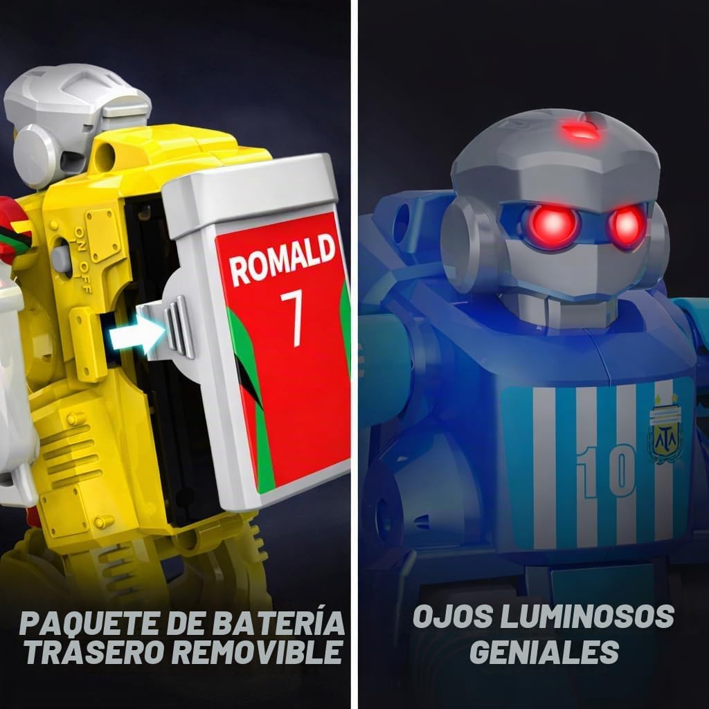 ANTSIR Robot teledirigido juego de fútbol interior Battlebots para niños
