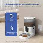 Comedero automático para gatos, dispensador de alimentos