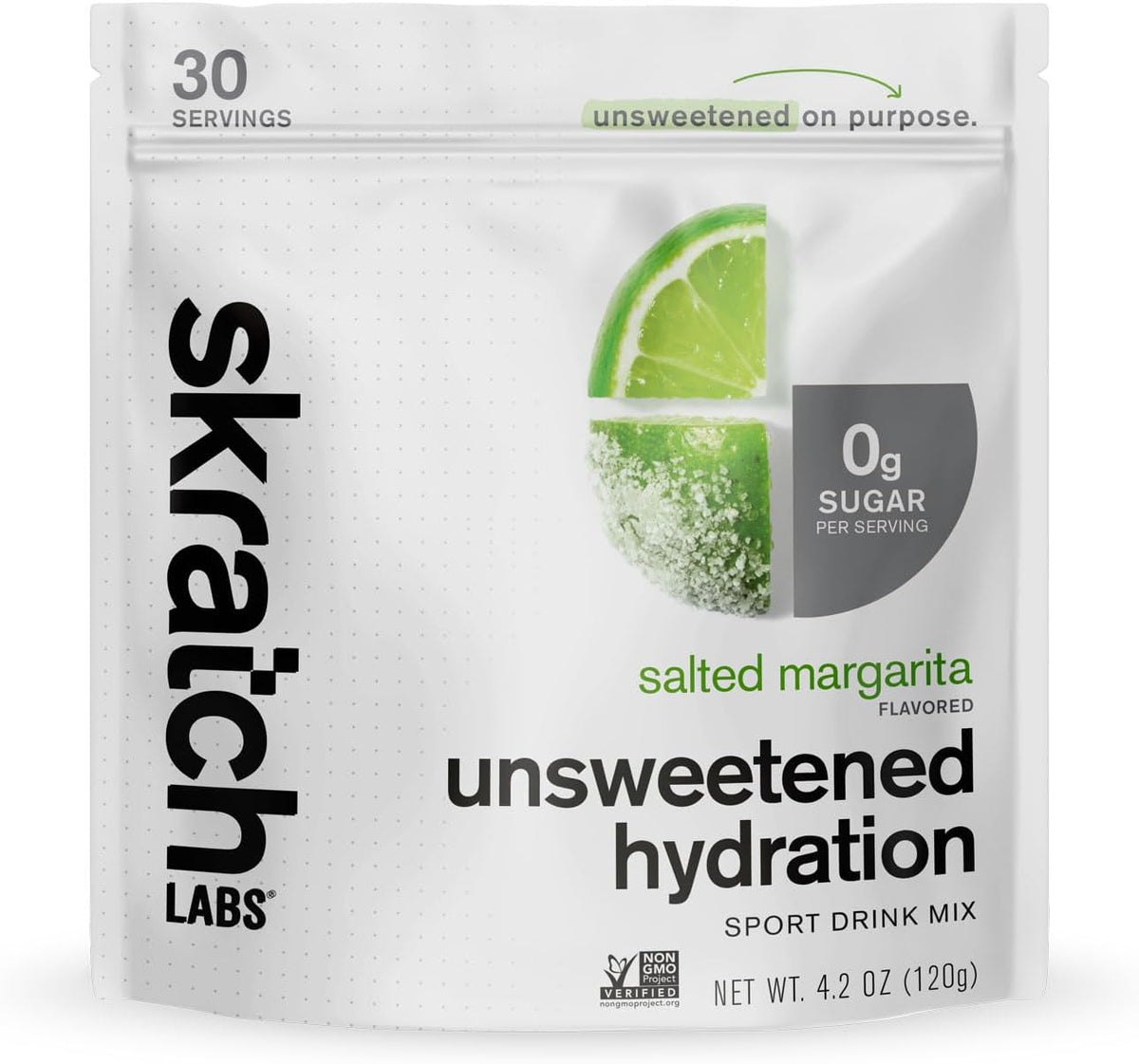 Skratch Labs Mezcla de hidratación deportiva sin azúcar, margarita salada, 30 porciones