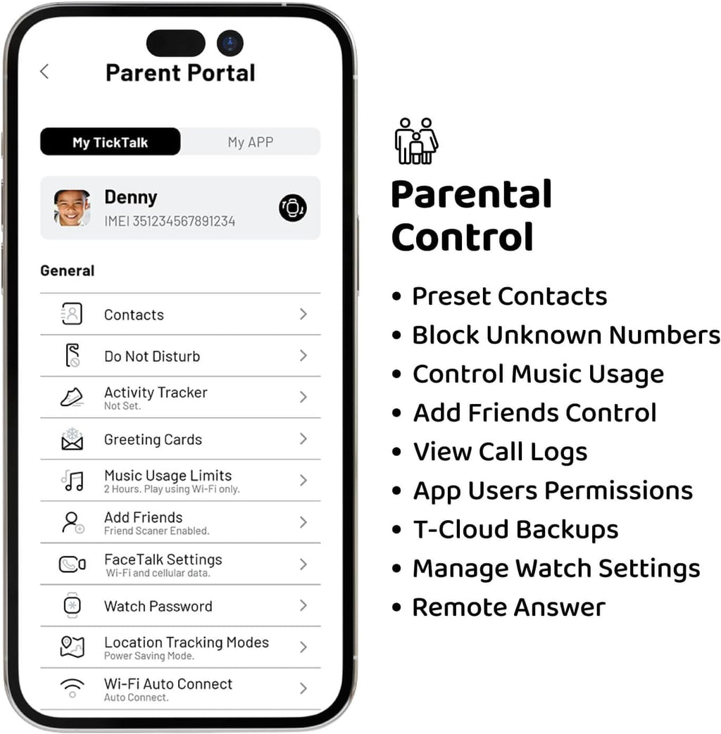 TickTalk Reloj inteligente para niños con rastreador GPS, llamadas