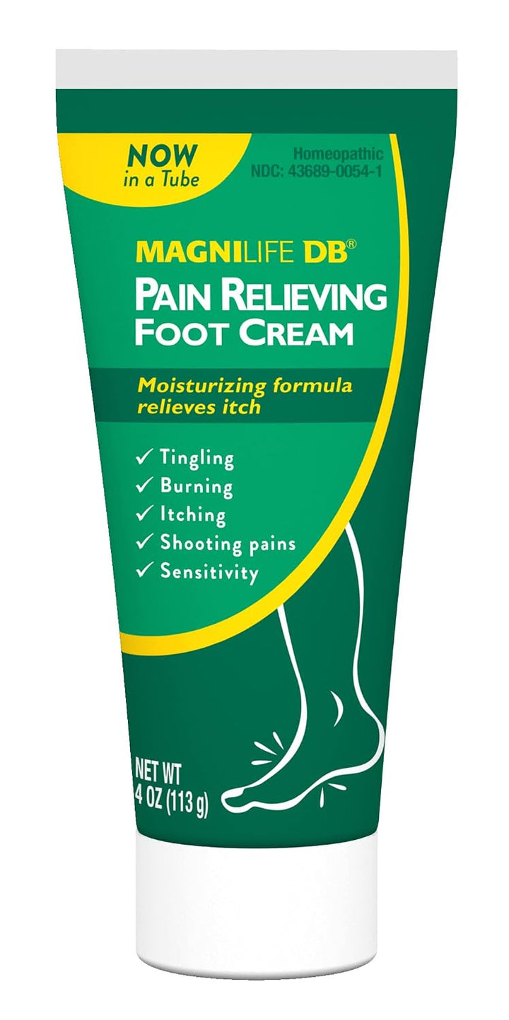 Crema para pies MagniLife DB, alivio calmante para sensaciones de a...