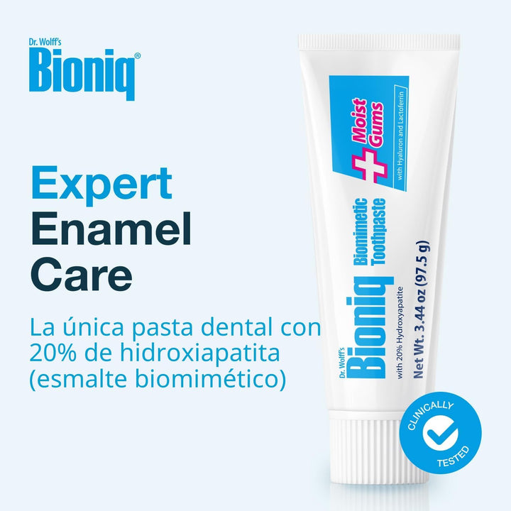Pasta de dientes Bioniq Plus con 20% de hidroxiapatita para encías...