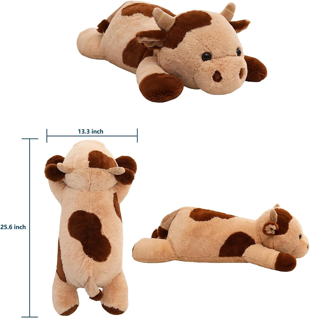 YESGIRL Animales de peluche con peso de vaca de 25.6 pulgadas y 5 l...