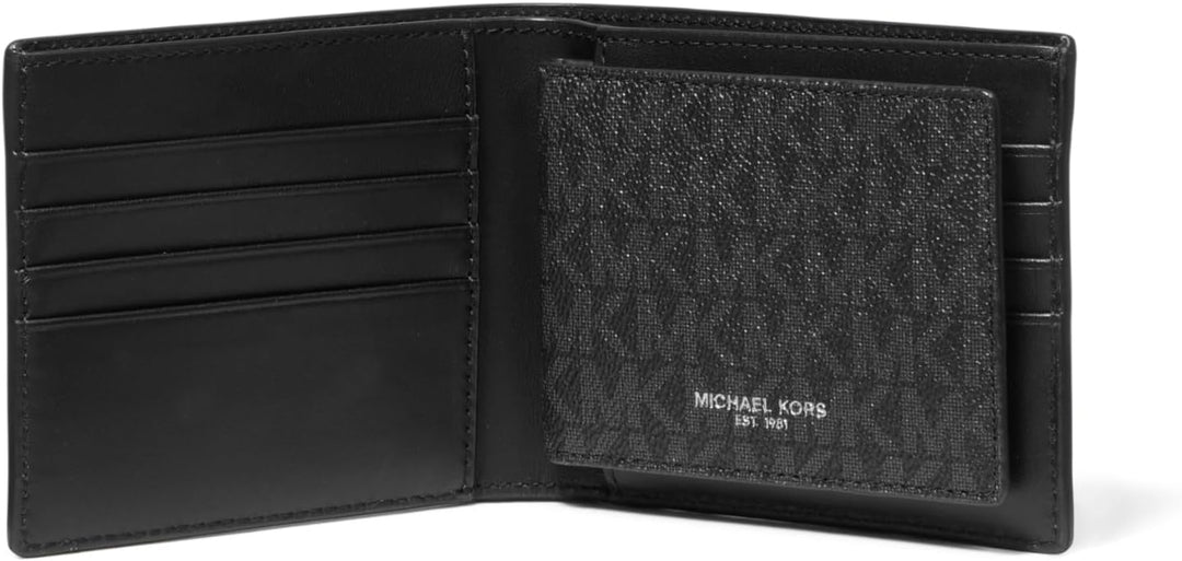 Michael Kors Cartera Billetera con pasaporte para hombre Greyson