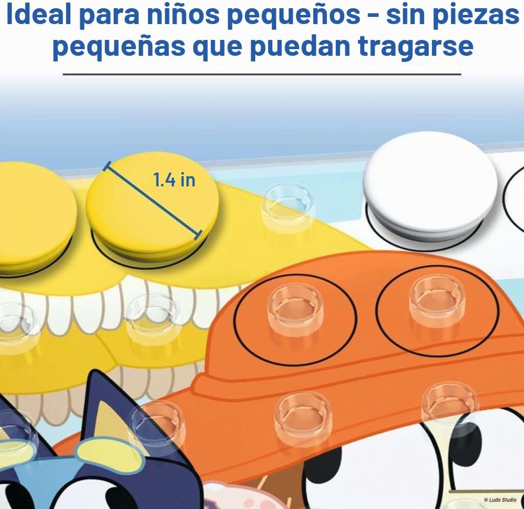 Ravensburger 22684 Bluey Colorino - Juego educativo de combinación de
