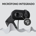 Logitech Brio 101 Full HD 1080p Webcam para reuniones, transmisión,...