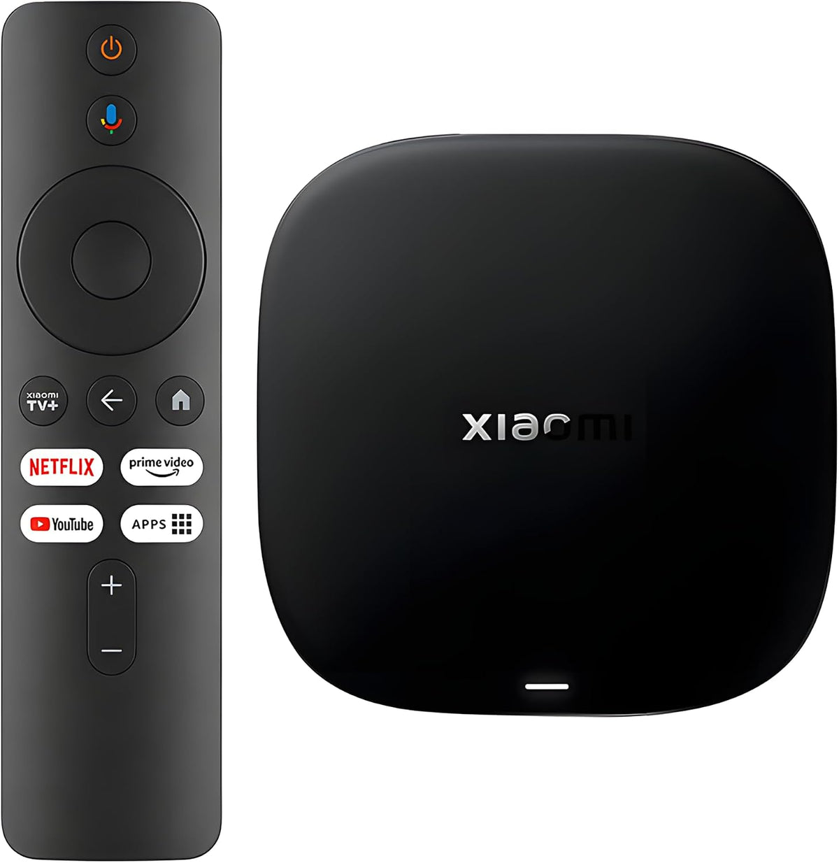 Xiaomi Android Google TV Box S 3ª generación, 4K UHD TV Box Dolby Vision Atmos y DTS:X, 2 GB + 32 GB de almacenamiento WiFi 6 HDMI 2.1 360° Bluetooth Control remoto de voz para televisión, Internet Smartphones Streaming
