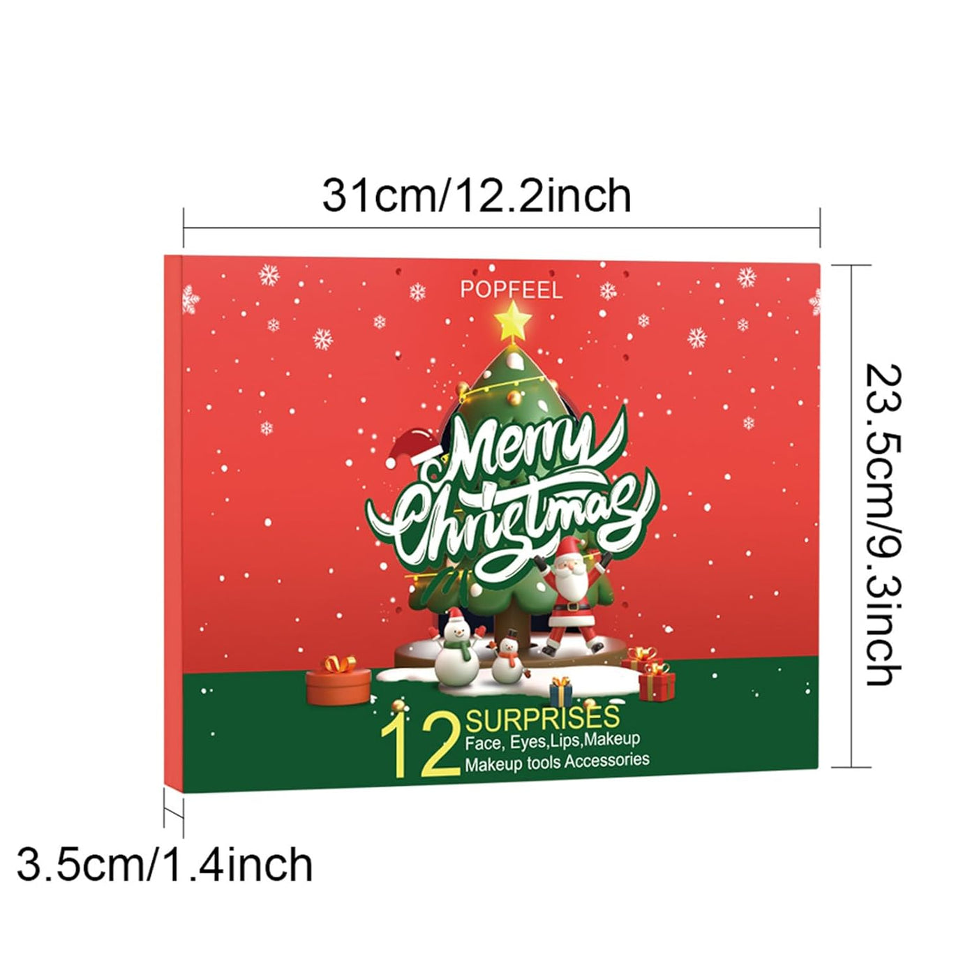 Melearch Caja de maquillaje, surtido sorpresa de Adviento con produ...