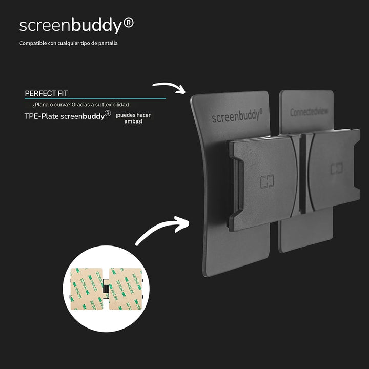 screenbuddy Set de 2, Conexión Magnética para Tus Pantallas, Adecua...