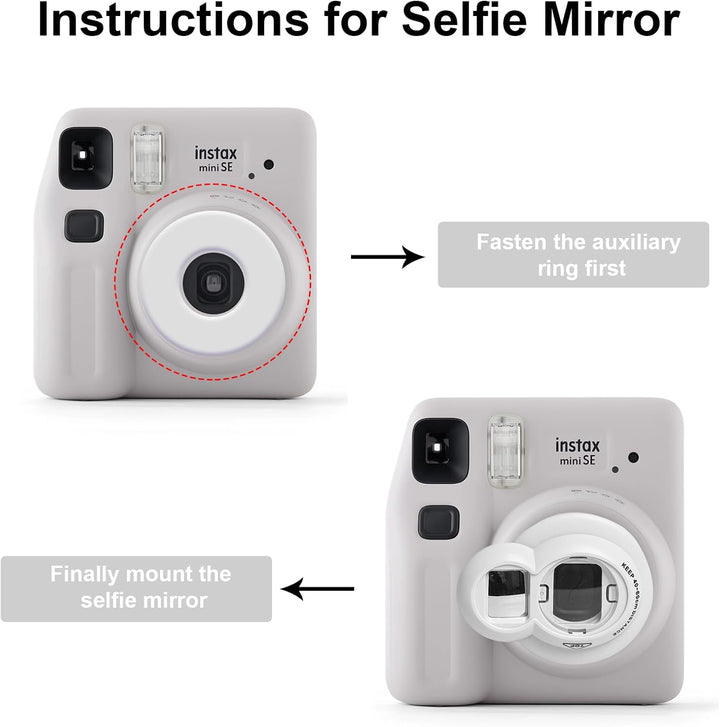 CAIYOULE Accesorios para Fujifilm Instax Mini SE\/7+\/7c\/7s Funda...