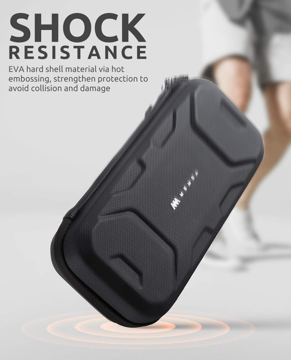 Mumba Funda de transporte para Nintendo Switch OLED y Nintendo Switch 1, [compatible con fundas protectoras] [versión extra] Funda protectora rígida de viaje para bolsa de mano para Blade/Battle/Funda protectora resistente (negro)