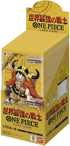 Bandai Paquete de refuerzo de juego de cartas de una pieza El guerrero más fuerte del mundo [OP-17] (caja) 24 paquetes