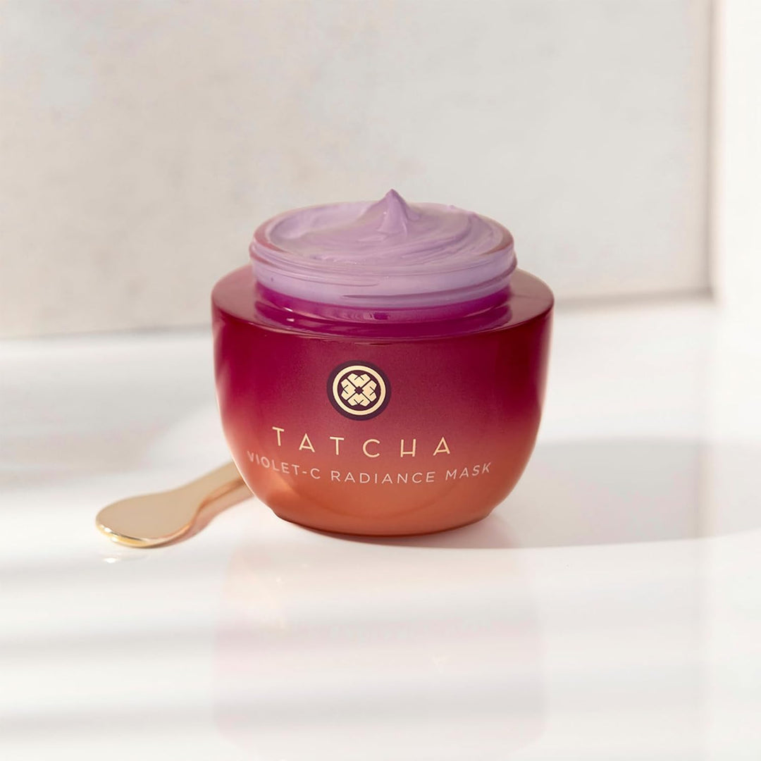 TATCHA The Violet-C Radiance Mask: Máscara reafirmante cremosa con...