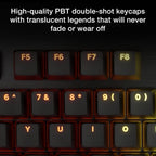 ¡tranquilizarse! Teclado mecanico Dark Mount | Táctil | Interruptor...