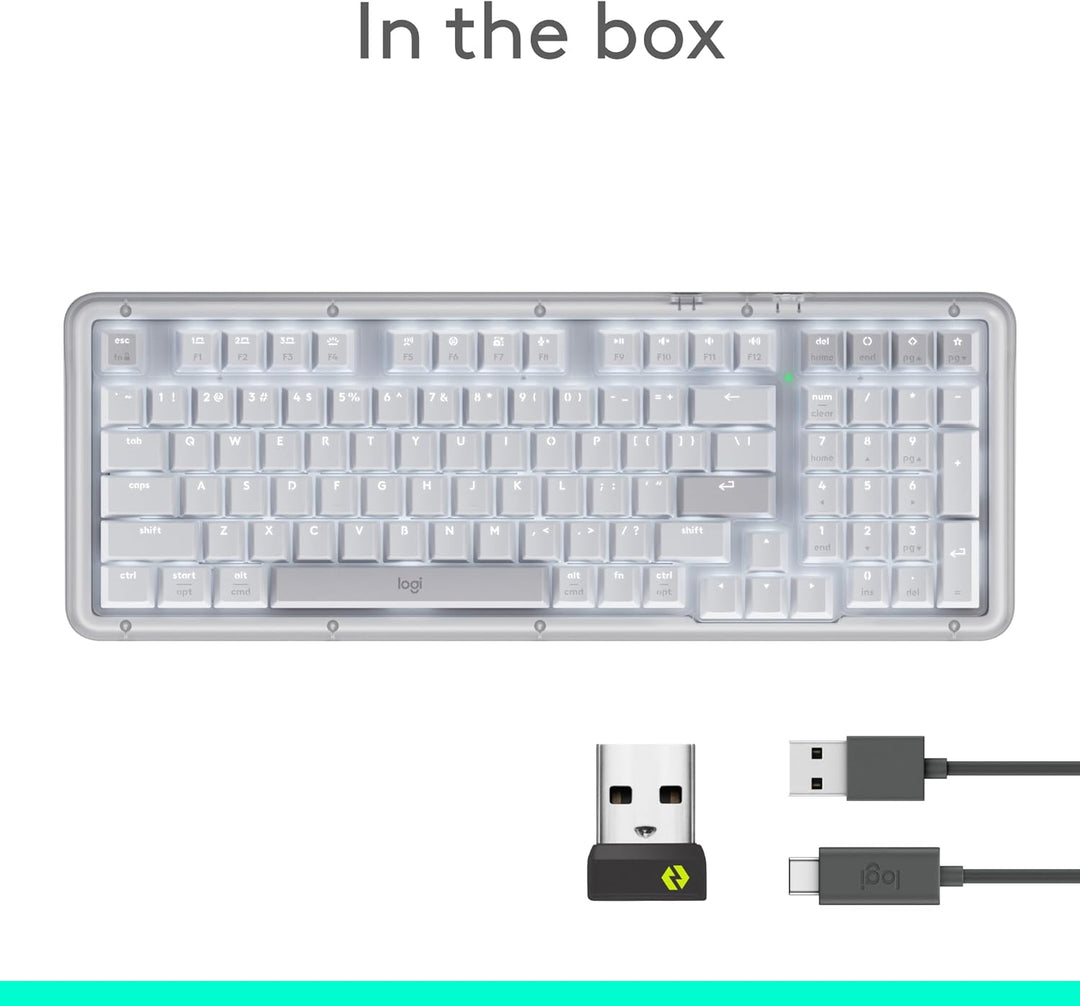 Logitech Alto Keys K98M - Teclado mecánico inalámbrico, teclado per...