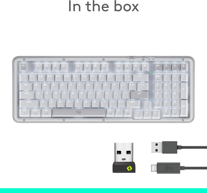 Logitech Alto Keys K98M - Teclado mecánico inalámbrico, teclado per...