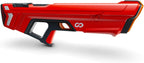SPYRA Pistola de Agua Eléctrica, Lanzador de Agua Exterior con Pantalla LED, Rojo