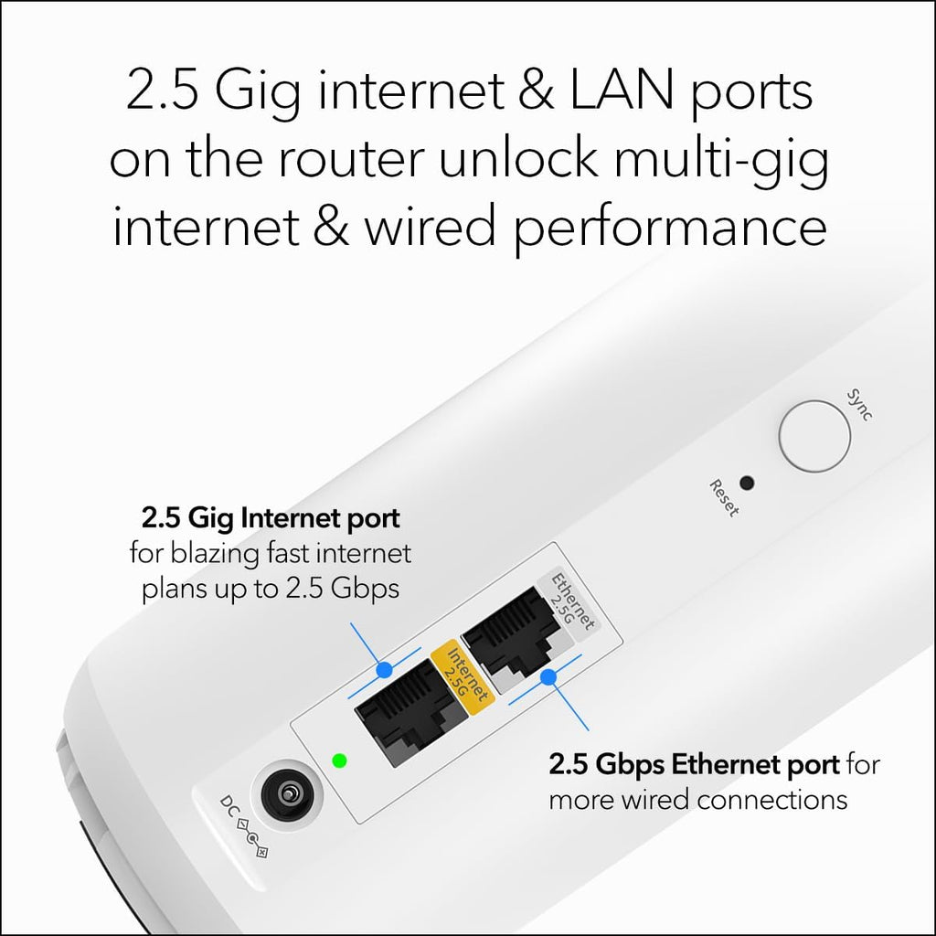 NETGEAR Orbi 370 Series WiFi 7 Sistema de malla, hasta 4,000 pies cuadrados
