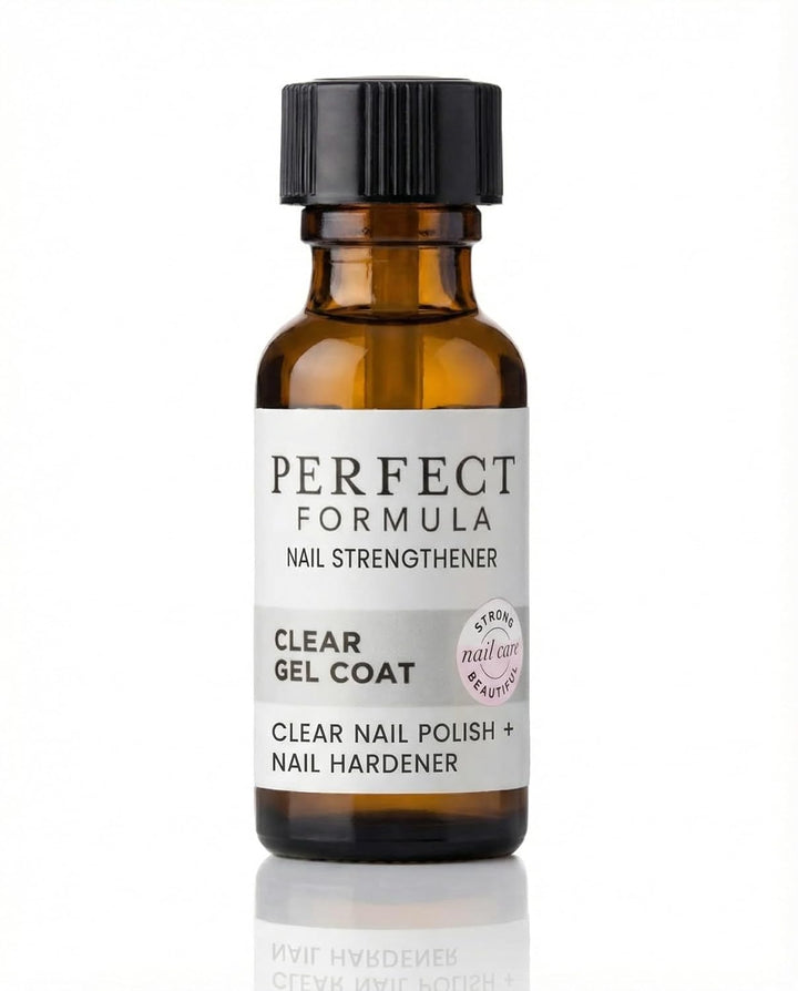 Perfect Formula Capa de gel transparente, fortalecedor de uñas, tra...